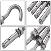 maogoujian Metal Wall Hangers Heavy Duty Concrete Wall Hooks,304 Stainless