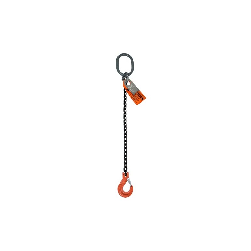 Chain Sling - 3/8" x 10' Single Leg with Sling