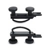 QWORK® Pack of 4 U-bolt roof box brackets, roof box
