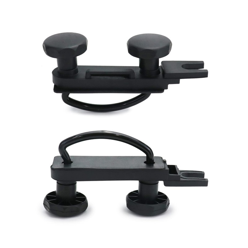 QWORK® Pack of 4 U-bolt roof box brackets, roof box