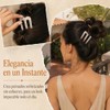 Peineta para Moño 6 Piezas Tres Dientes Fijador de Cabello