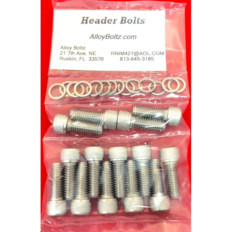 ALLOYBOLTZ - Compatible with Buick Big Block 455 Engine Bolts
