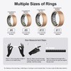 Temdan Smart Ring (2025 Upgraded),Wearable Fitness Smart Ring Health Tracker,Sleep