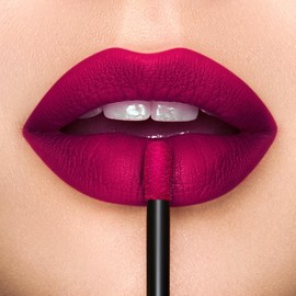 L'BEL L'BEL - Infini Absolu Labial Liquido Color Raspberry 7 g, De Larga Duración, con Ácido Hialurónico, Labial de Color Intenso con Acabado Mate, Aporta Hidratación, No Transferible