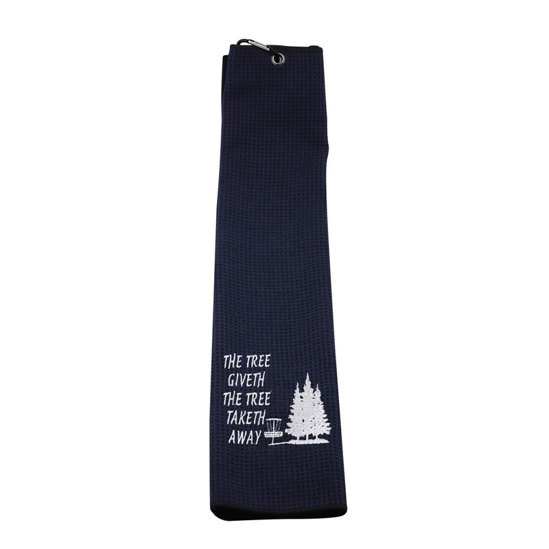 Disc Golf Towel The Tree Giveth The Tree Taketh Away