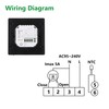 Wengart WIFI Thermostat BHT006,AC230V 3A for Water Heating System,2.4GHz eWelink