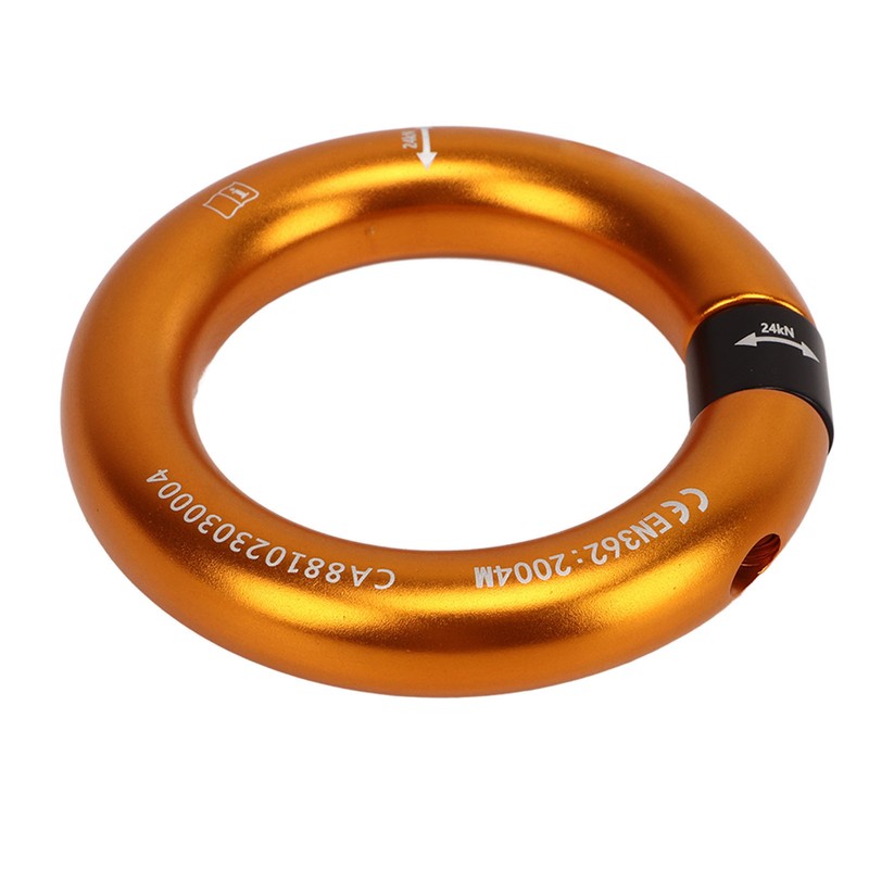 Rappel Ring 12mm Opening Detachable Climbing Connector Belay for Rock