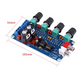HiFi Preamp Control Card HiFi OP AMP Amplifier NE5532 Preamp Volume Control Assembly