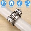 Pack of 6 Joint Bolt Clamps Hose Clamps Stainless Steel