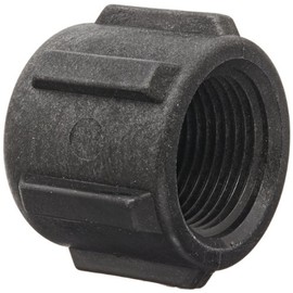 Banjo CAP050 Polypropylene Pipe Fitting, Cap, Schedule 80, 1/2" NPT Female