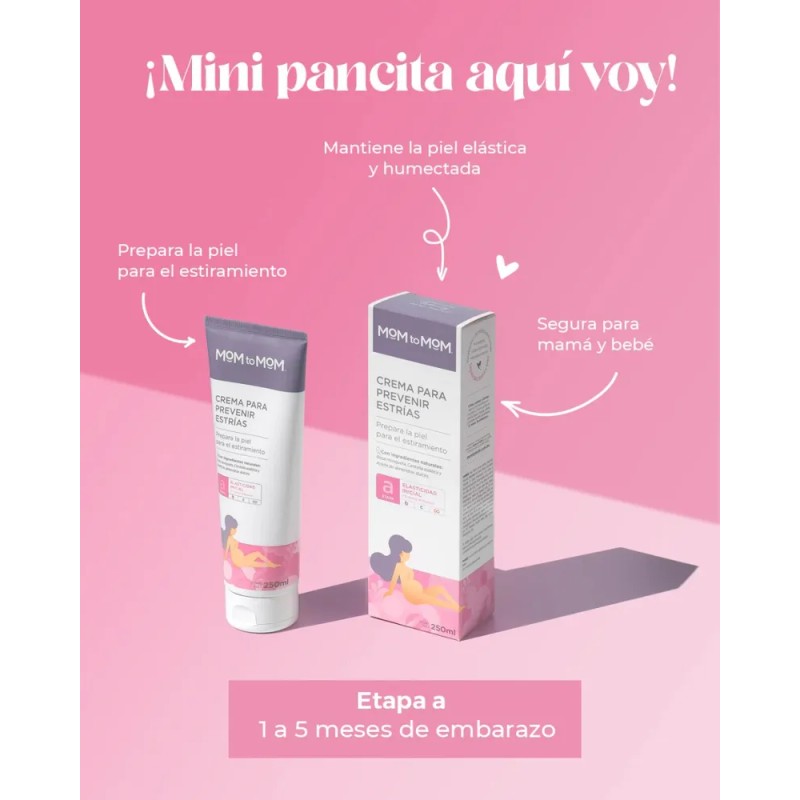 Crema Corporal Mom To Mom Prevenir Estrías Etapa A 250ml