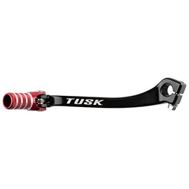 Tusk Folding Shift Lever Black/Red Tip For Honda CRF450R Works Edition 2019-2022