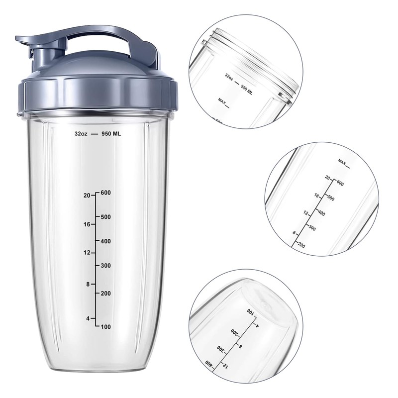 2 Pack Replacement Parts Upgrade 32OZ Cups with Replacement Flip-Top