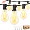 Porbench 75FT LED Outdoor String Lights with 35+3 Shatterproof Bulbs(Gourd