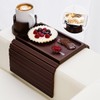 Couch Cup Holder Tray - 3 in 1 Couch Arm
