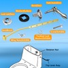 Boltigen Universal Front Mount Toilet Handle, Toilet Trip Lever Handle
