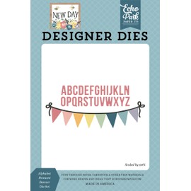 Echo Park Paper Co. Alphabet Pennant Banner Die Set