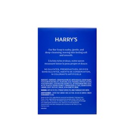 Harry's Bar Soap for Men - Redwood Scent, 4 oz Body Soap Bars, 2 Pack