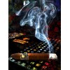 24 x 18- Cohiba BEHIKE Cigar Abstract Print on glossy