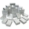 FindingKing 30 Cotton Boxes Silver Pendant Charm Jewelry Displays