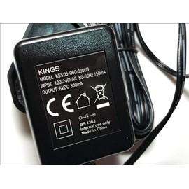 Replacement for 6.0V 6V 300mA AC-DC Switching Adaptor Power Supply for Scales UK Plug