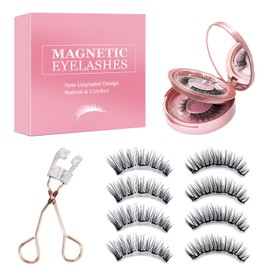 Cosmeria Magnetic Eyelashes Artificial Lashes for a Natural Look, False Lashes with Magnet for Easy Application, Ideal for Everyday Use
