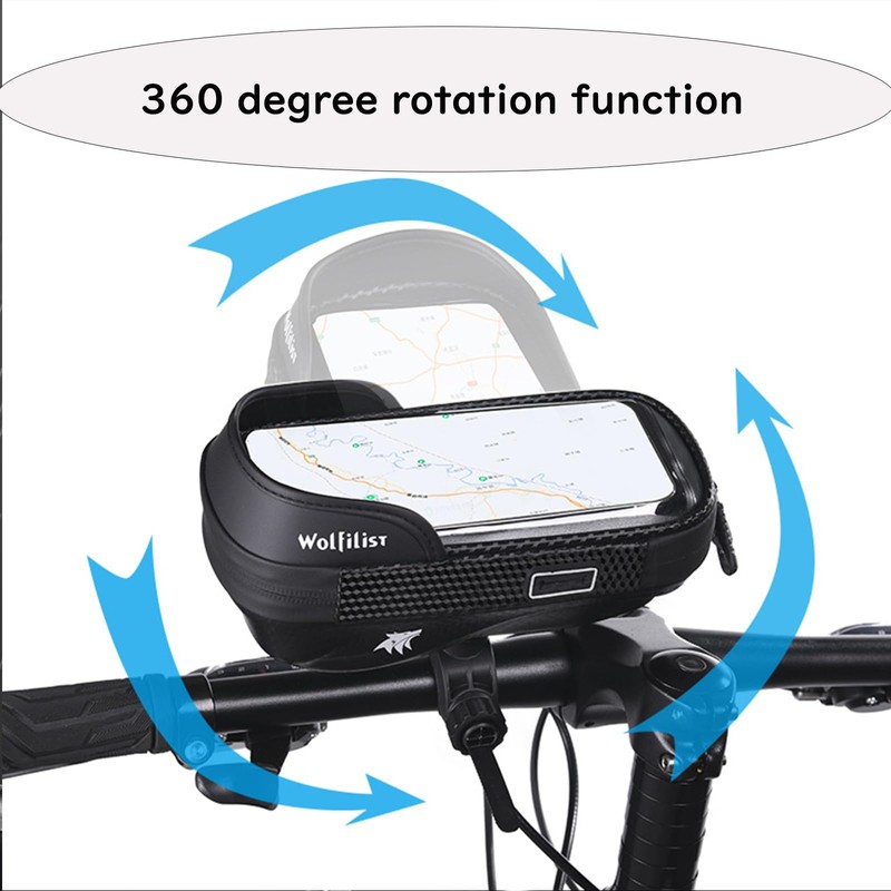 WOLFILIST bolsa para teléfono de bicicleta