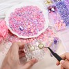 11000PCS Flatback Pearls and Rhinestones for Bedazzling Crafts, 140PCS 3D