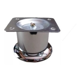 Herrajes Guerrero Pata Tubular Para Mueble O Sala 5 Cm Altura Paq De 6 Pzas