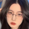 [88flix] Rimless Glasses, Korea, Blue Light Cut Date, Women's, Rimless,