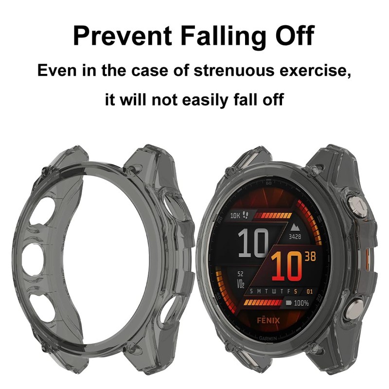 KeeFos Protective Case Compatible with Garmin Fenix 8 51mm, TPU