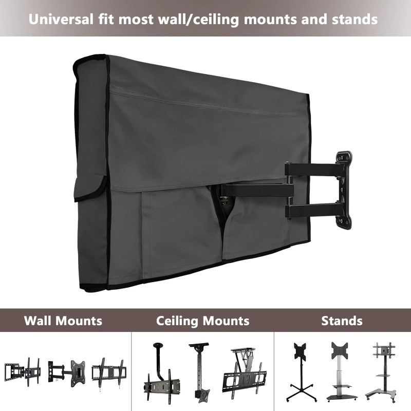 ULTCOVER Waterproof Outdoor TV Cover for 42-45 inch Outside Flat