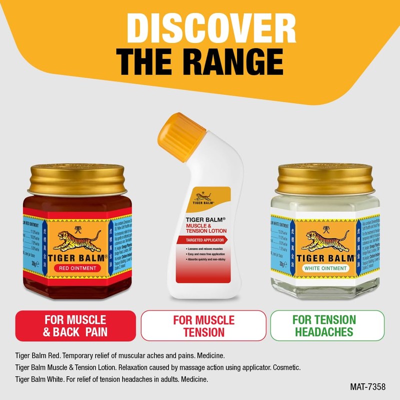 Tiger Balm Muscle & Tension Lotion (80ml), with No Mess