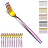Berglander Rainbow Table Forks of 12 Pieces, Titanium Colourful Coated
