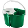 Libman 2112 Clean and Rinse Bucket with wringer, 4 Gallon