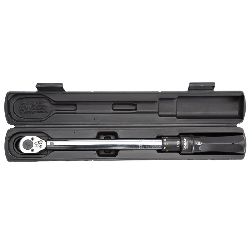 OEMTOOLS 25686 Click Style 3/8 Inch Drive Torque Wrench, 10