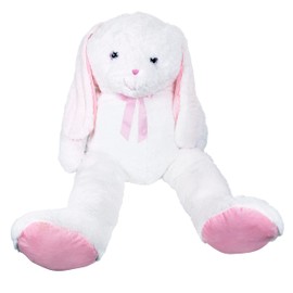 Kangaroo Giant Stuffed Rabbit, Bunny Plush; Over 5 Feet High, 7' Standing with Ears Extended