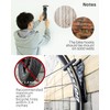 Soporte De Gancho Fijo para Colgar Bicicletas con Protector De