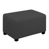 Easy-Going Stretch Ottoman Cover Length 20-30in Folding Storage Stool Furniture