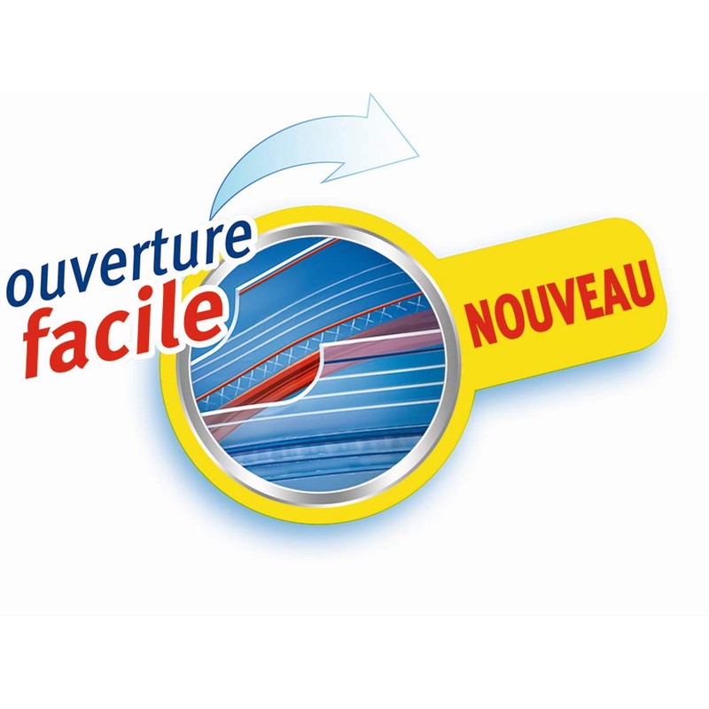 Albal Gefrierbeutel, Reißverschluss, luftdicht, 2 Stück, 1 L