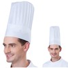 Hyzrz 20 Pack Disposable Non-Woven Fabric Paper Fiber Chef Hats