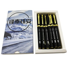Fengtaiyuan 10P18Pro, Gel Pens, Black Ink, Bold Point 1.0mm, Writting Pens, Smooth, 18 Pack (Black-1.0mm)