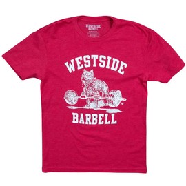 Westside Barbell Men's Original Gym T-Shirt (US, Alpha, Small, Regular, Regular, Red)
