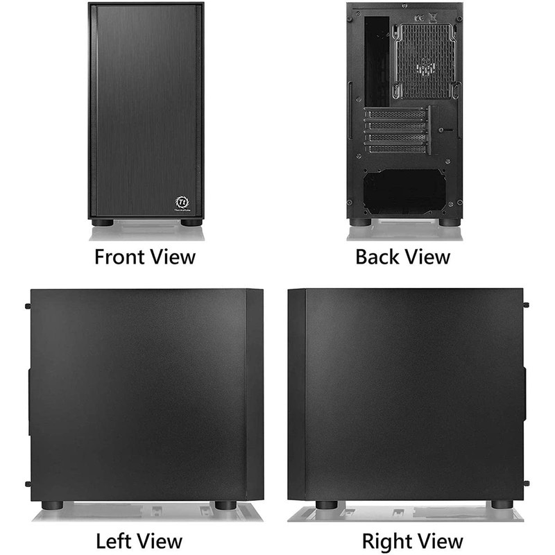 Thermaltake Versa H17 Black SPCC Micro ATX Mini Tower Gaming