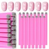 SILPECWEE 15PCS Nail Stamp Pen Set, Nail Flower Design Stamping