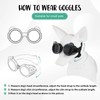 Billionchains Dog Goggles for Small Breed UV/Wind/Dust Protection Puppy Sunglasses