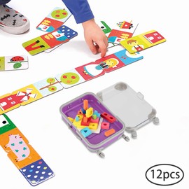 Mini Suitcase, 12 Pcs Simulation Trolley Case 5 Color Mini Travel Luggage Plastic Candy Box Trolley Tiny Suitcase Miniature for Birthday Party Wedding Family Vacation Jewelry False Eyelashes Storage