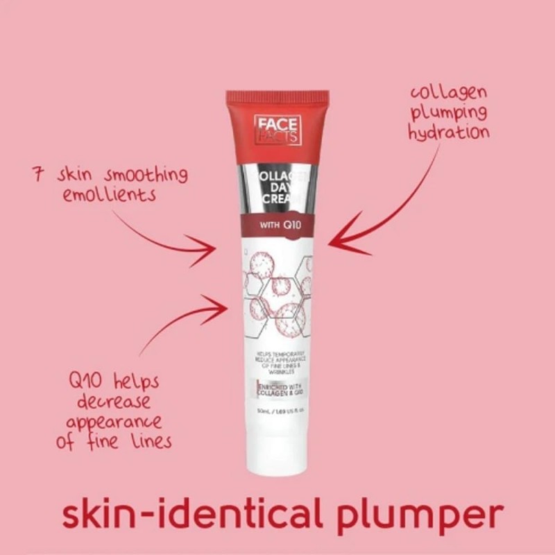 Face Facts Day and Night Cream Set, Collagen and Q10,