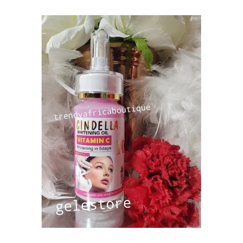 Cindella Whitening Oil With Vitamin C. 5 days 💯. Natural