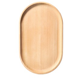 Wooden Tray, Wooden Tray, Wooden Coin Tray, Cashico Tray, Accounting Tray, Oval, Length 10.2 x Width 6.3 inches (26 x 16 cm)